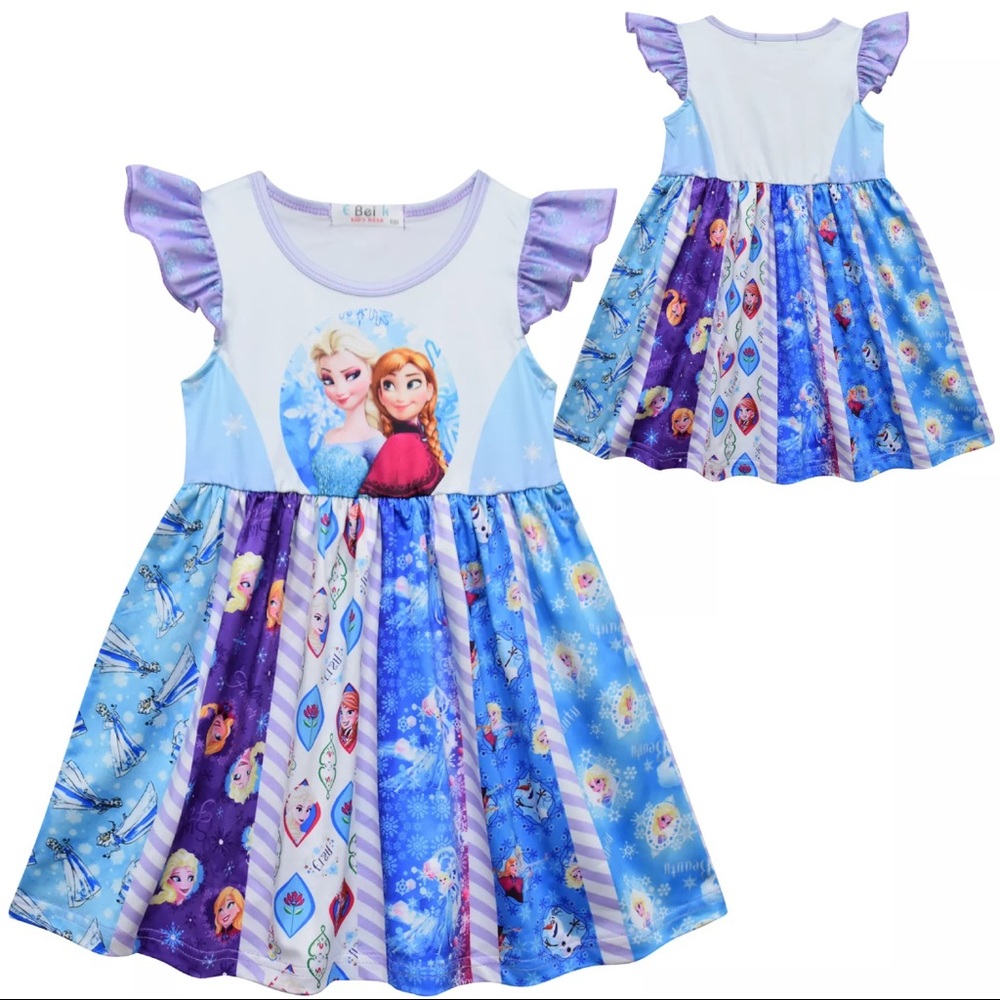 Frozen Elsa Anna Cute Dress